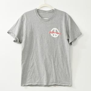 Jefferson's Mens Light Gray Cotton T-Shirt Pullover Logo Crewneck Short Sleeve S